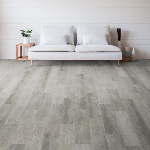 Living Room Gray Luxury Vinyl Plank - Color Tile of Medford in Medford, OR